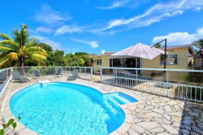 Villa de 2 chambres a Saint Francois a 500 m de la plage avec vue sur la mer piscine privee et jardin clos